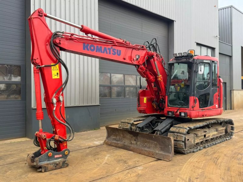 Komatsu PC138US – Tripple boom + blade