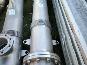 SEDITESA 316 STAINLESS STEEL VERTICAL EXCHANGER 16 m2