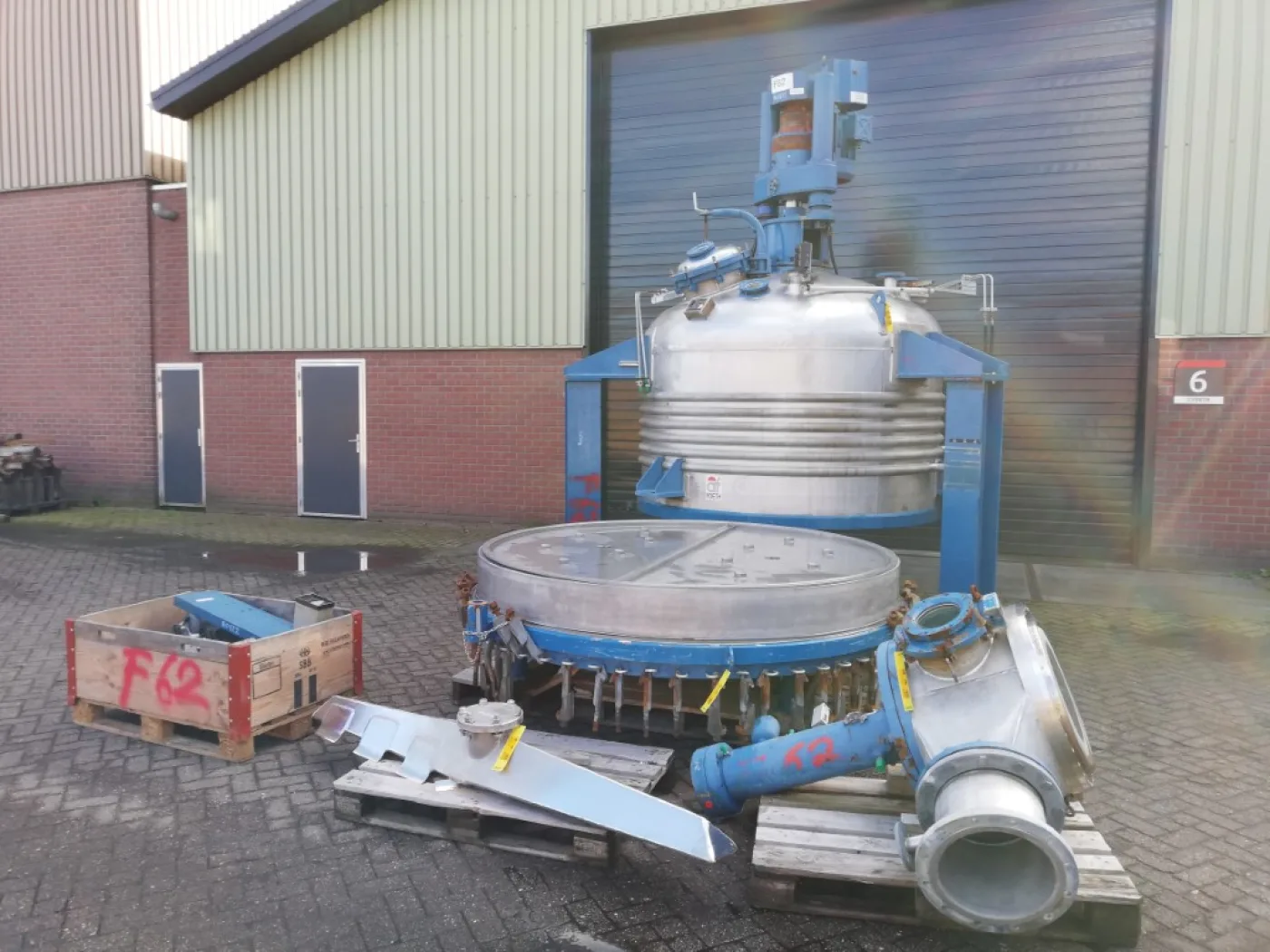 CMR Brevetti 5500 Ltr - Nutsche filter - 6