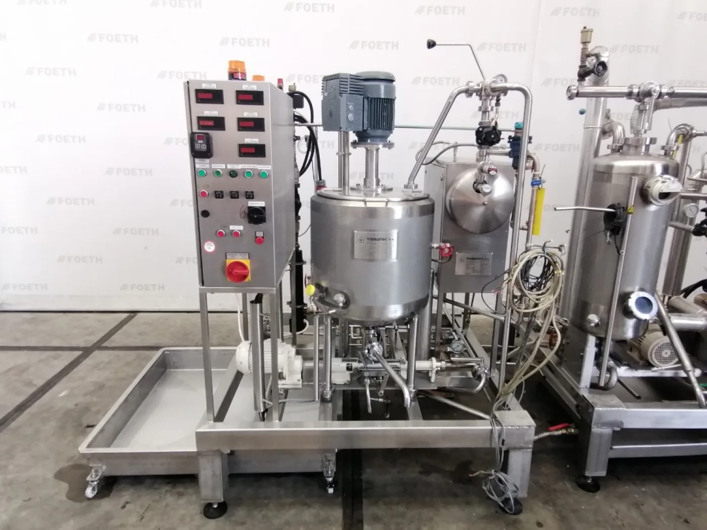 Vomatec Skid Unit Pilot - Processing vessel - 3