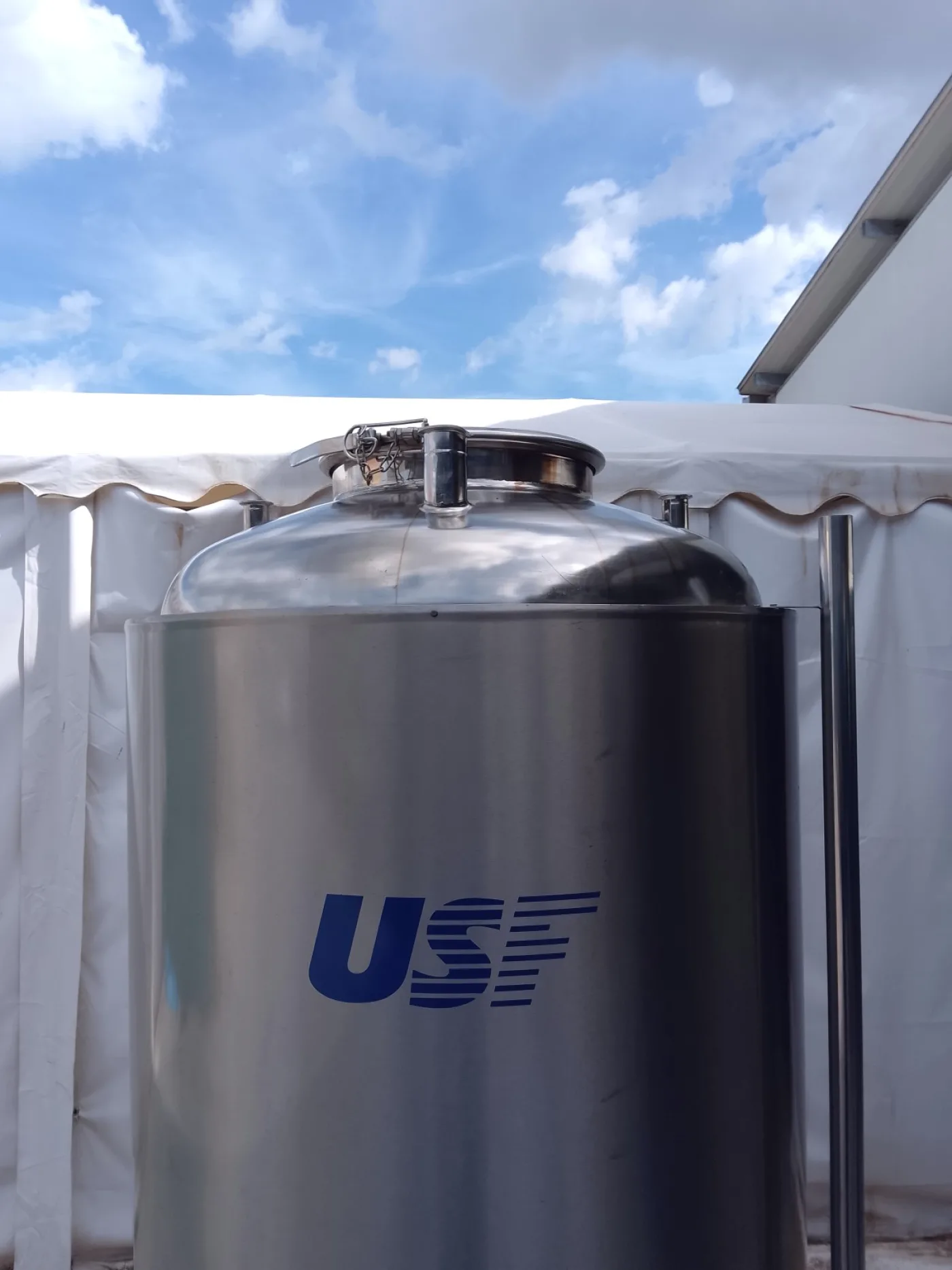 SERBATOIO IN ACCIAIO INOX INCAMICIATO 1000L – USF - 4