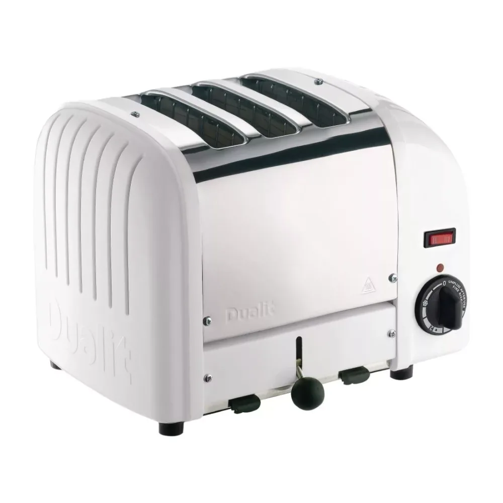 Dualit 3 Slice Vario Toaster White 30087 - islandcatering