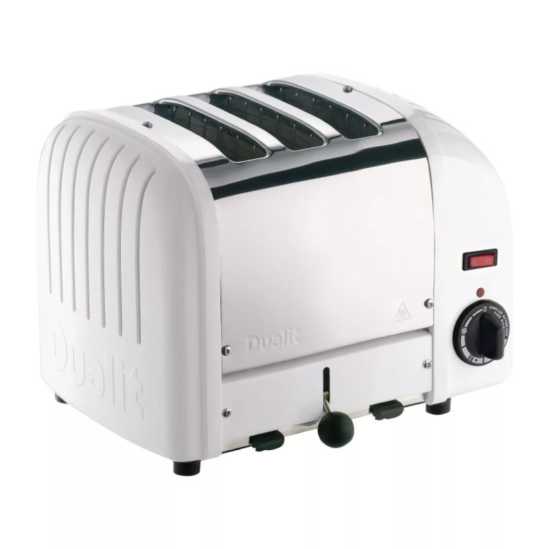 Dualit 3 Slice Vario Toaster White 30087 - islandcatering