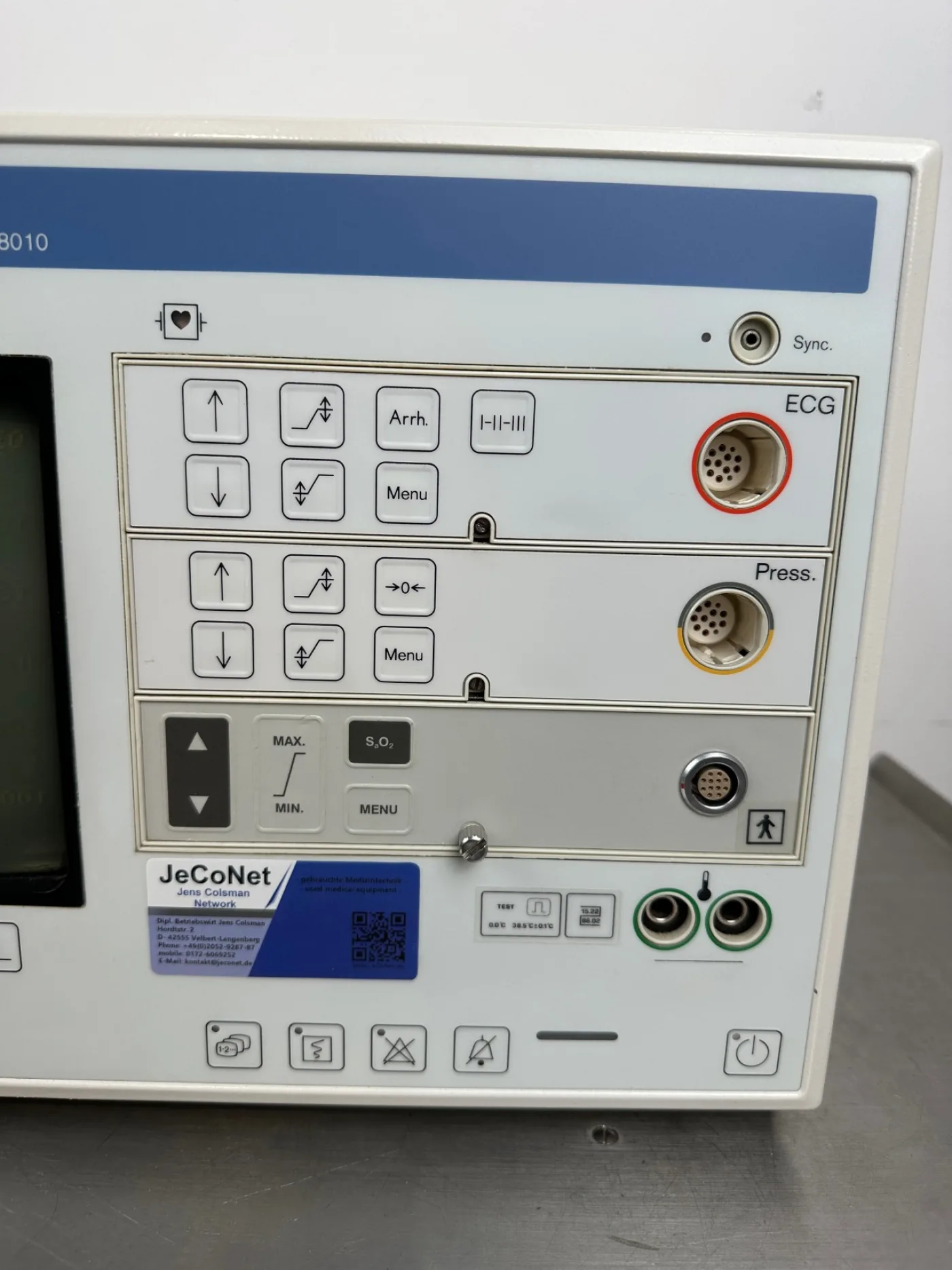 Dräger PM8010 Patientenmonitor Vitaldatenmonitor - 4