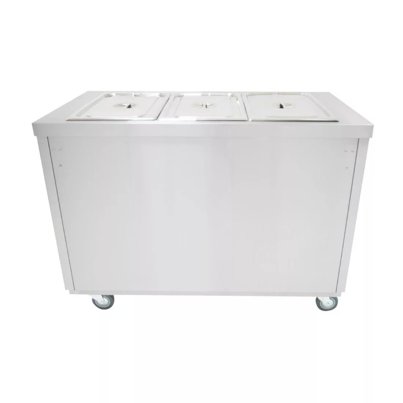 Parry Mobile Hot Cupboard with Bain Marie Top HOT12BM - islandcatering