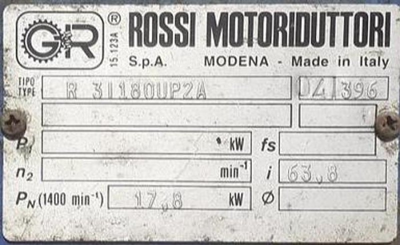 Misturador Rossi Motoriduttori