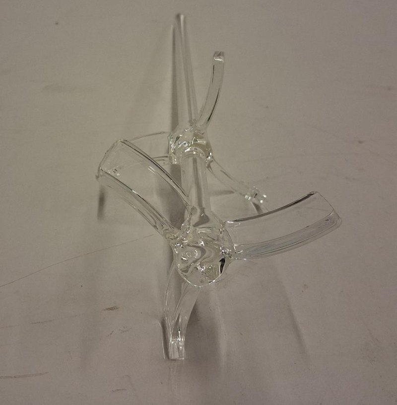 Normag Glasrührer mit 3-Flügel-Schaufel – Labor-Rührorgan aus Borosilikatglas