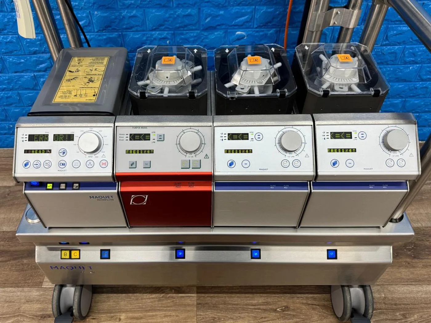 Maquet HL20 Heart Lung Machine with 3 Roller Pumps - 6