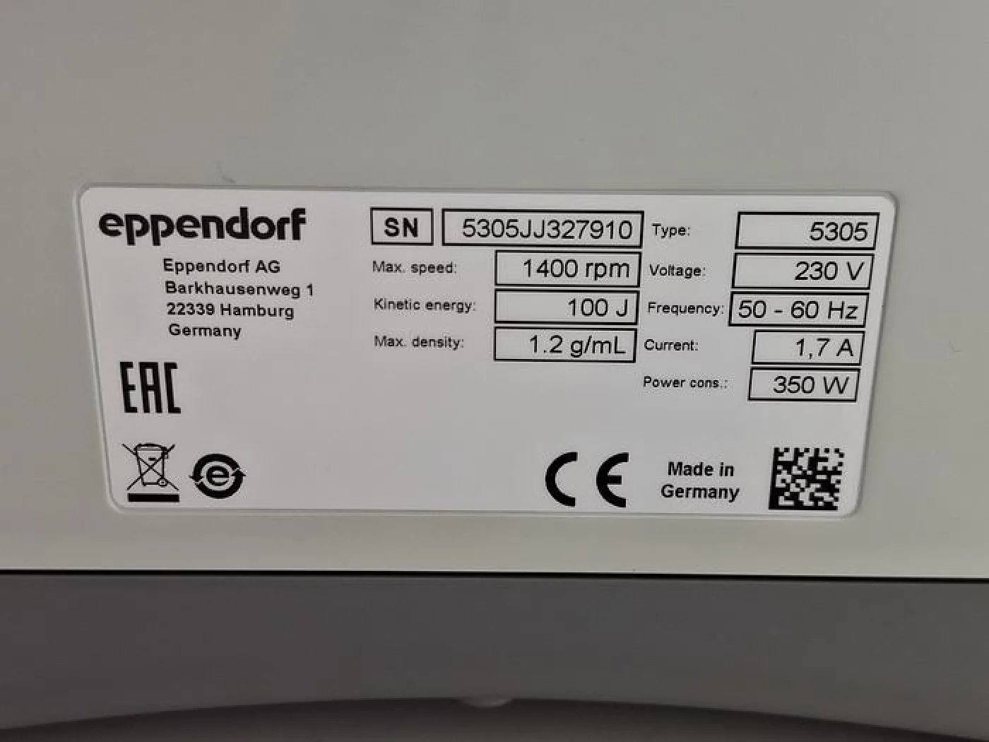 Eppendorf AG Concentrator Plus - 2