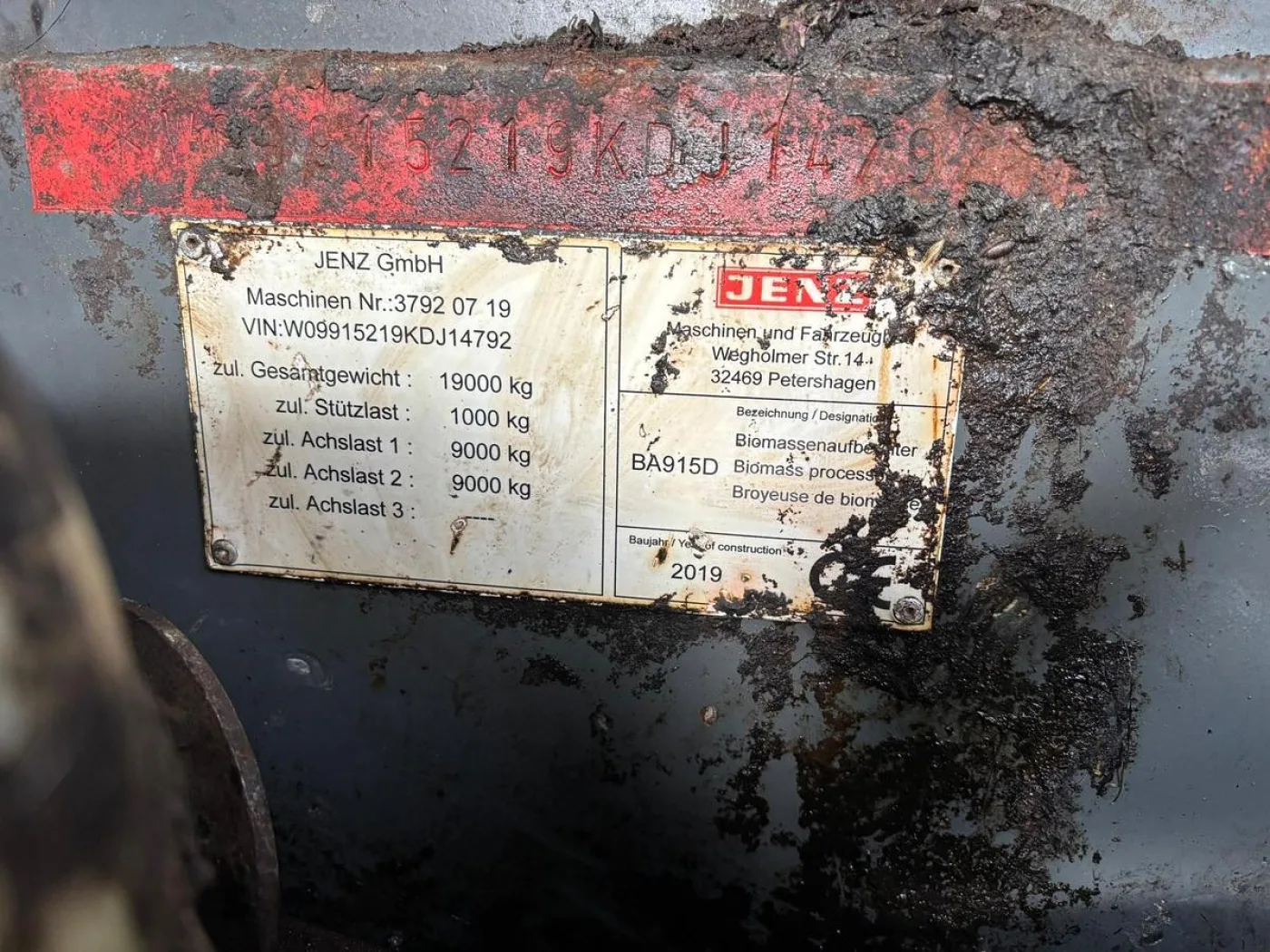 2019 Jenz BA 915 D High Speed Shredder - 5