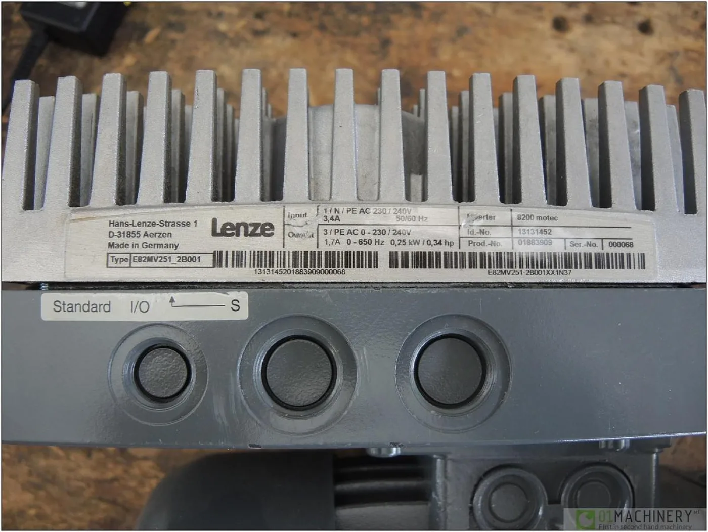 2009 LENZE GKR03-2E HAK 063C12 AI2454 - 5