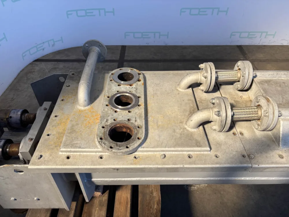 Kolleman Double cooling screw 2 x DN300 - Horizontal screw conveyor