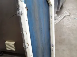 NASTRO TRASPORTATORE A TAPPETO IN ACCIAIO INOX
