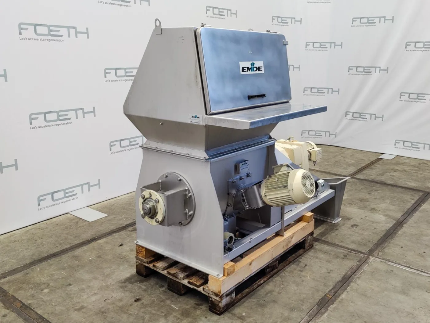 Emde Nassau ESM-80 with dumping cabinet ST-100 - Ribbon blender - 2