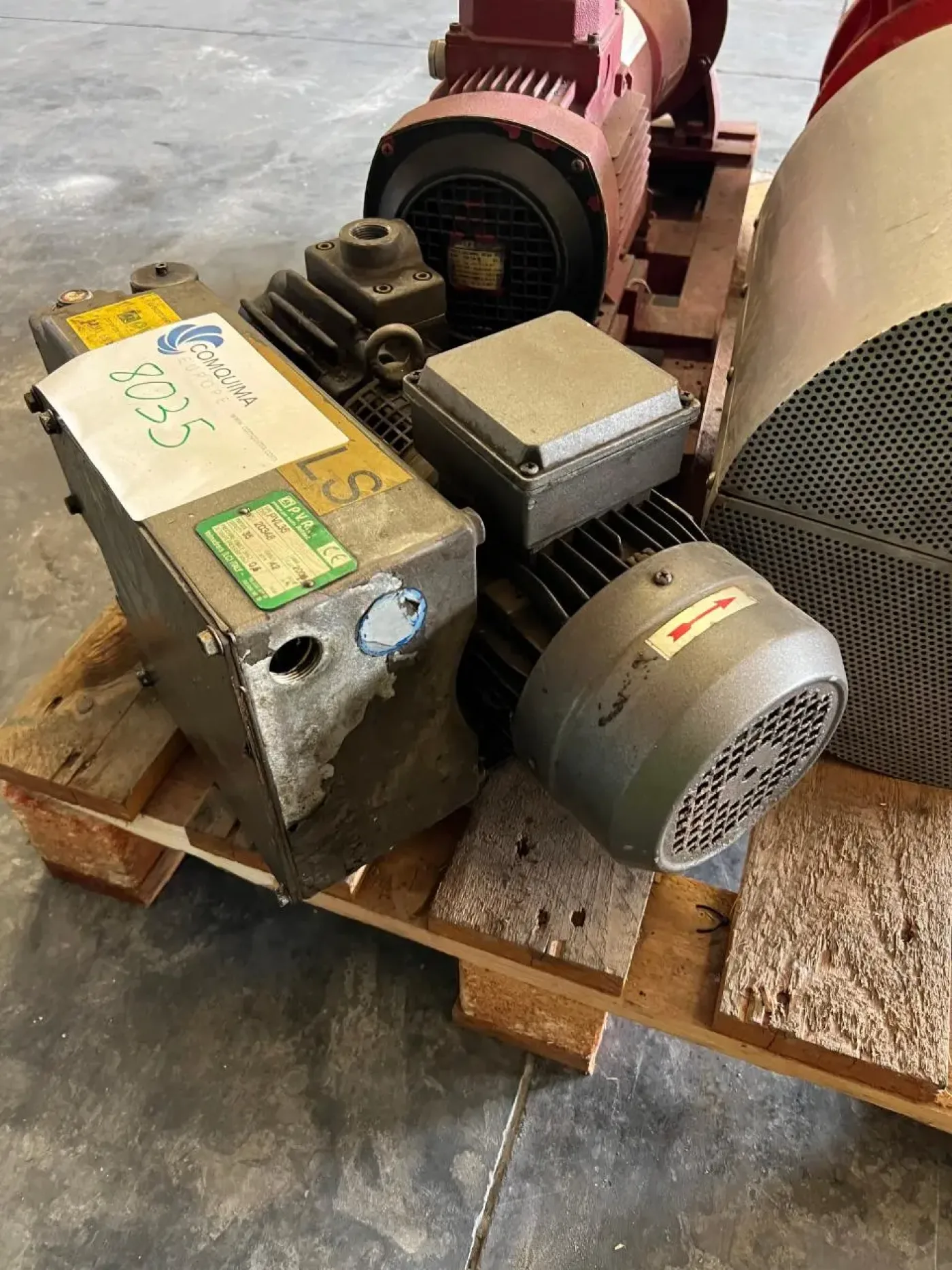 USED PVR PVL35 35 m3h VACUUM PUMP - 3