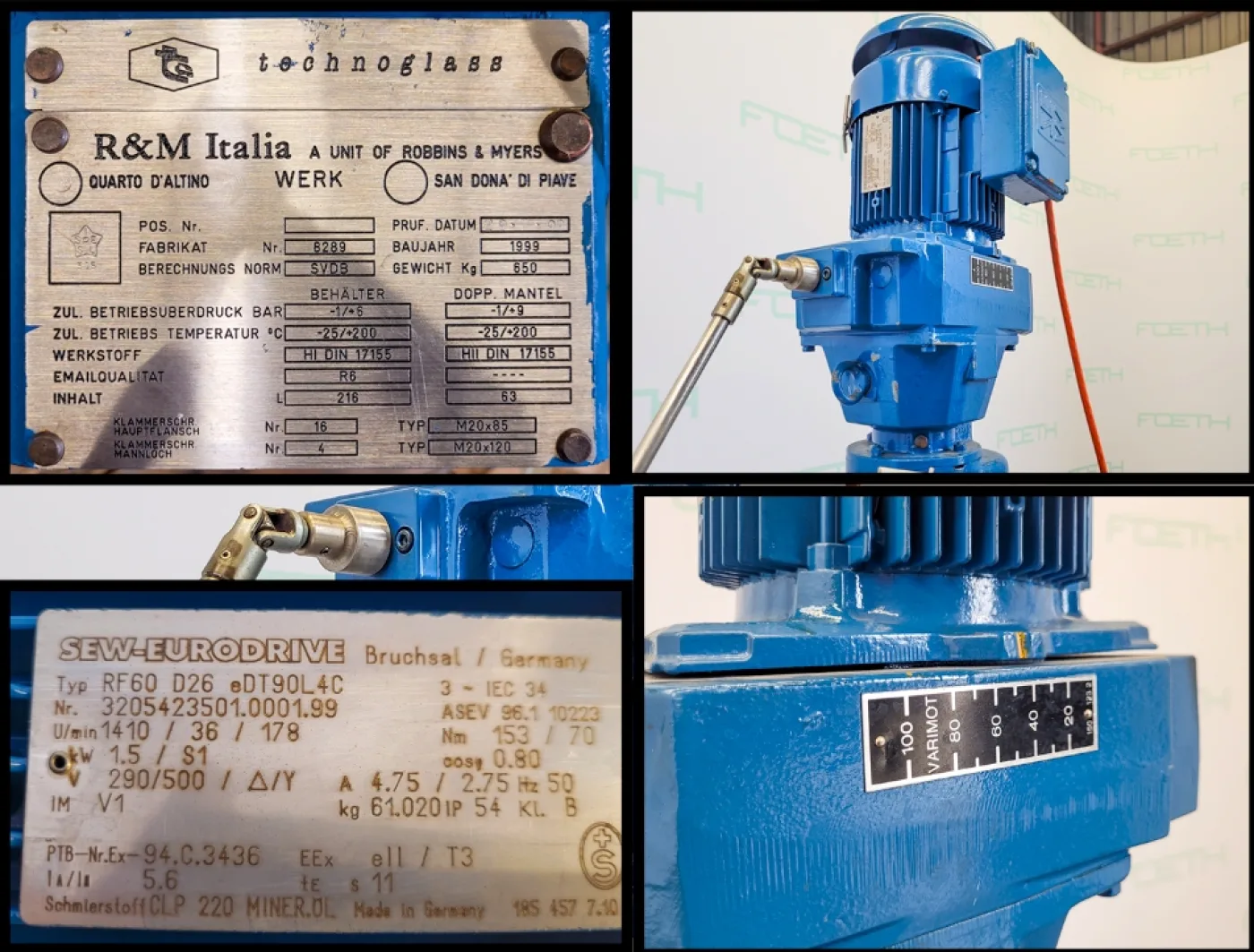 Technoglass AE160 - Glass-lined Reactor - 7