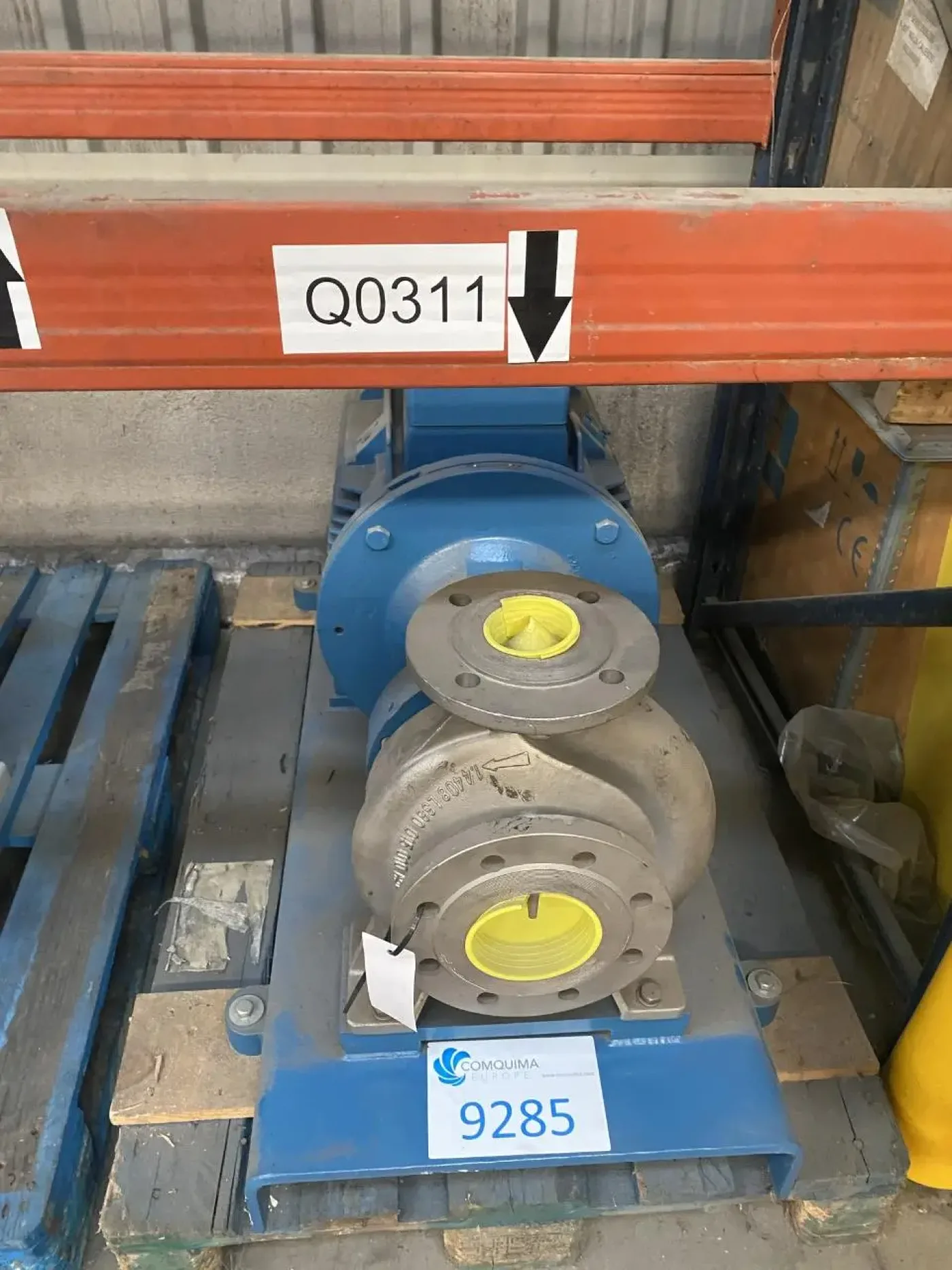 USED STERLING SIHI CBED 065200 CF3 AE 4B 2Y CENTRIFUGAL CHEMICAL PROCESS PUMP - 5