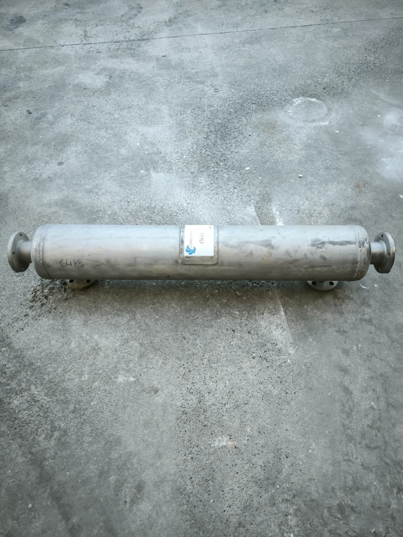 3 M2 STAINLESS STEEL TUBULAR HEAT EXCHANGER - 1