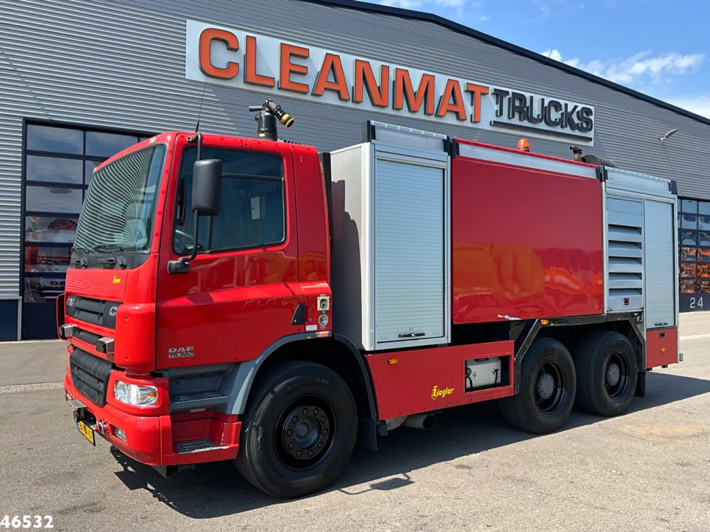 DAF FAT 75 CF 360 6x4 ZIEGLER Brandweer / schuimbluswagen Just 78.346 km! - 2