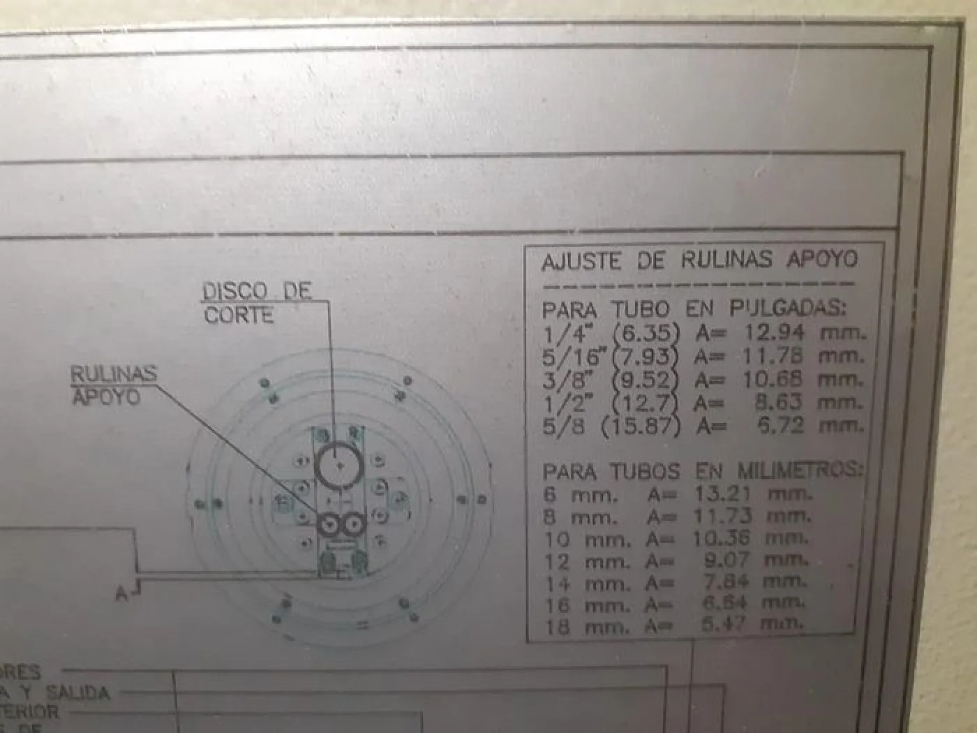 Curvadora de tubo MARGUA EC-16 - 8