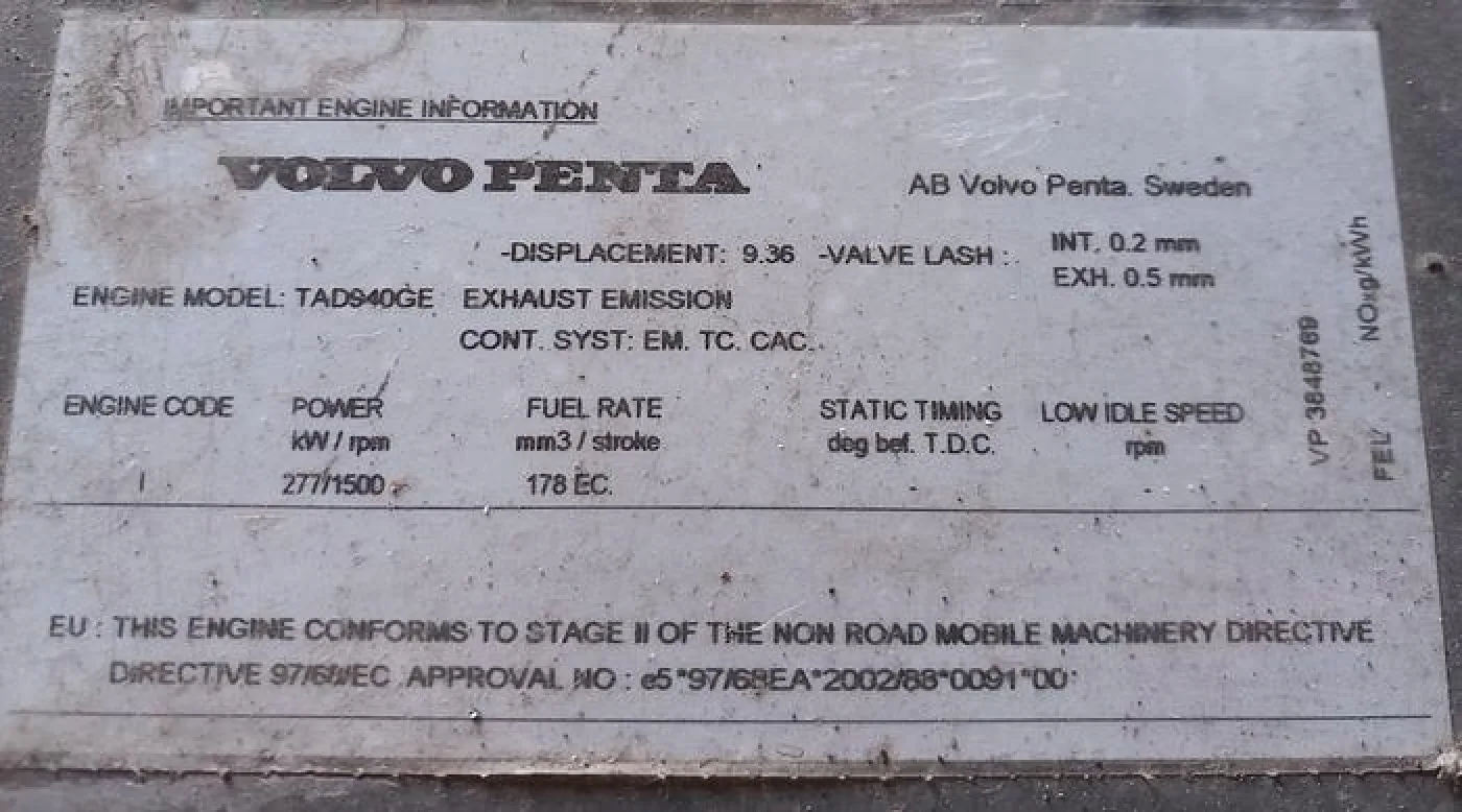 Gerador Leroy SOMER Volvo penta 280kw - 4