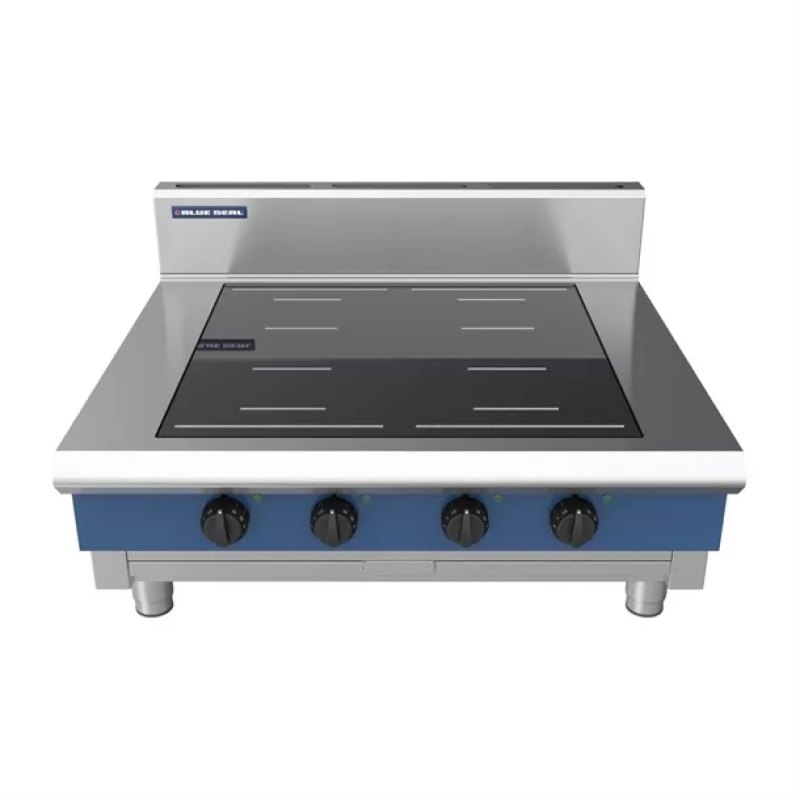 Blue Seal 4 Zone Countertop Full Area Induction Hob 20kW IN514F-B - islandcatering