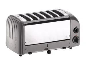 Dualit 6 Slice Vario Toaster Metallic Silver 60147 - islandcatering