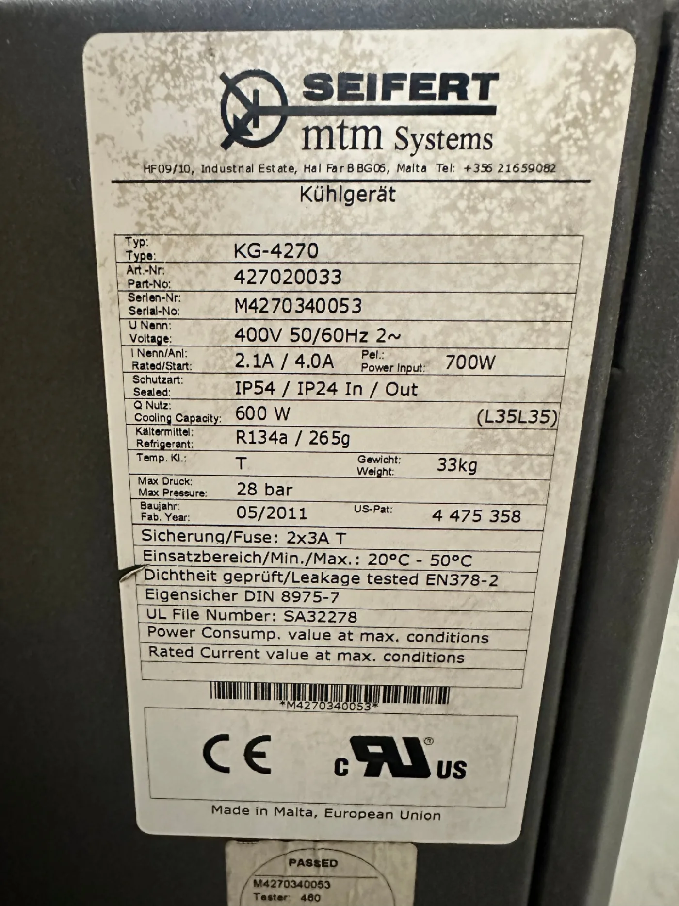 IPG Laser GmbH YLS-4000-S2T-CL 4 kW Laser mit Kühleinheit - 6