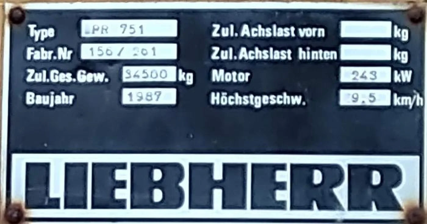 Buldozer Liebherr PR 751 - 3