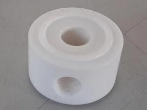 Normag Adapter aus PTFE (weiß) mit Anschluss G 1/4“ Innengewinde auf PF25-Anschluss