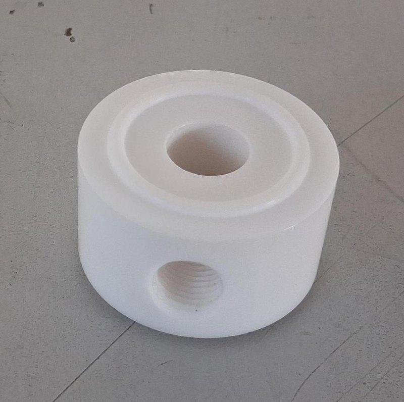 Normag Adapter aus PTFE (weiß) mit Anschluss G 1/4“ Innengewinde auf PF25-Anschluss
