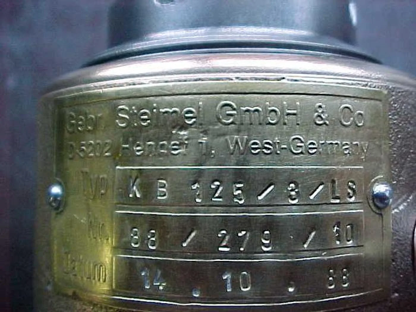 1988 STEIMEL WATERPUMP KB 125-3LS - 5