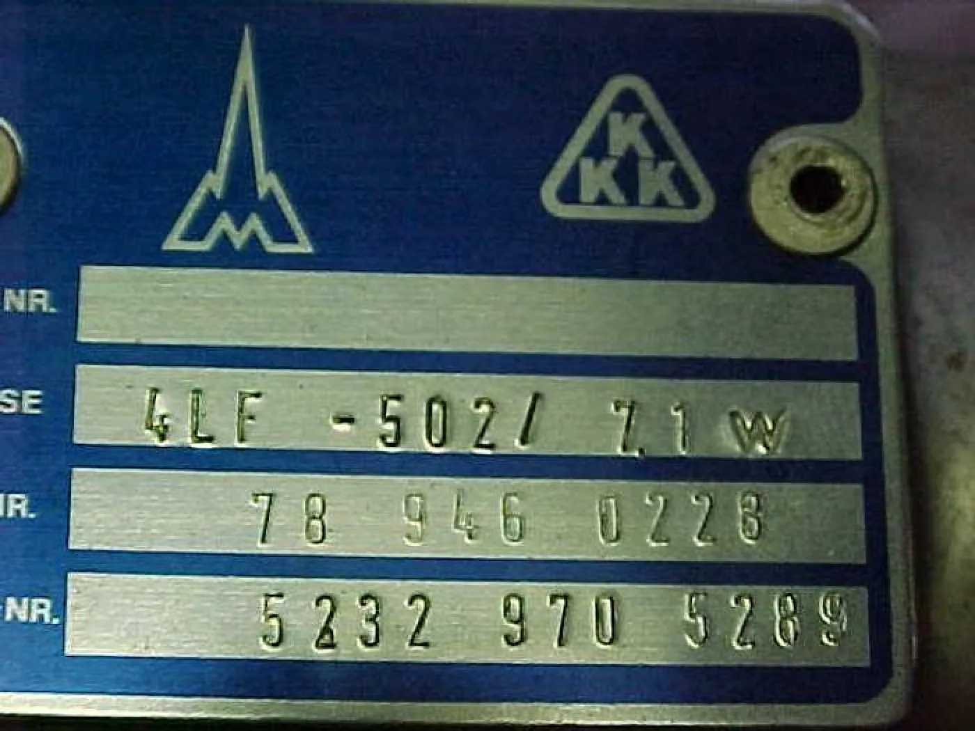 KKK 4LF-502/7.1W - 5