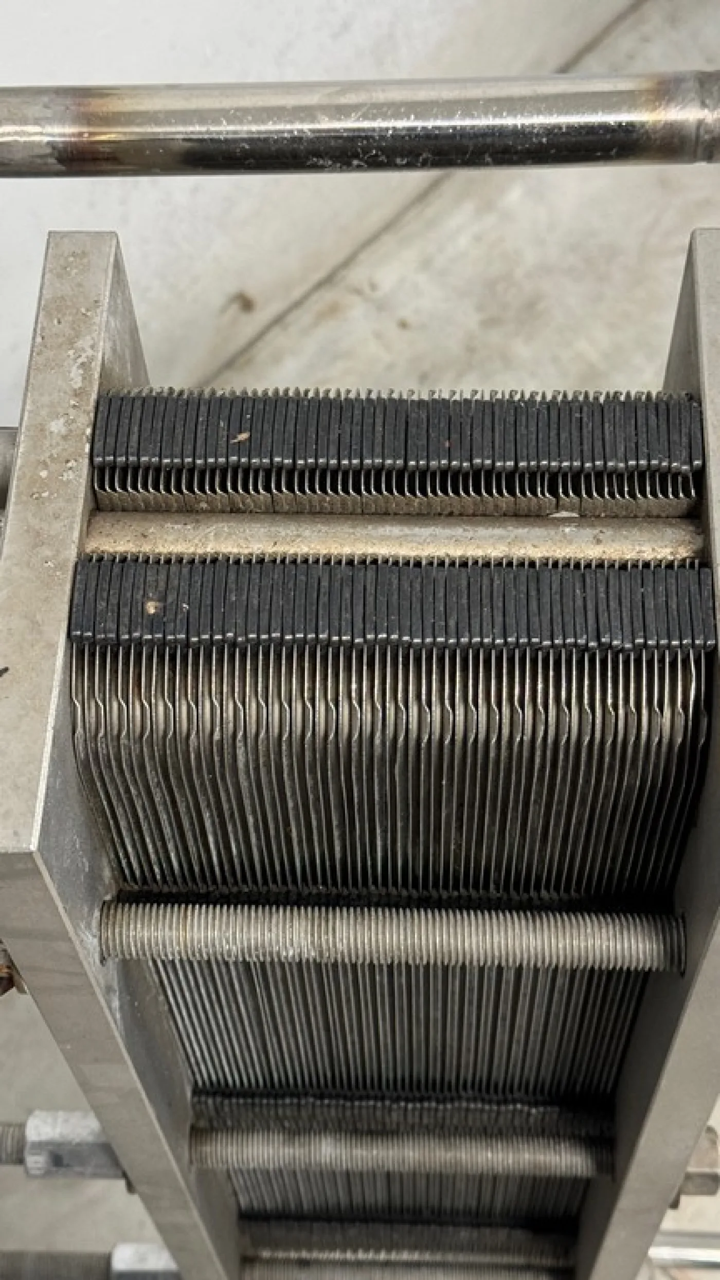 PLATES EXCHANGER FOR COOLING/HEATING, FIRM PADOVAN, ENTIRELY IN STAINLESS STEEL, WITH 55 PLATES, SECOND-HAND MACHINE - 6