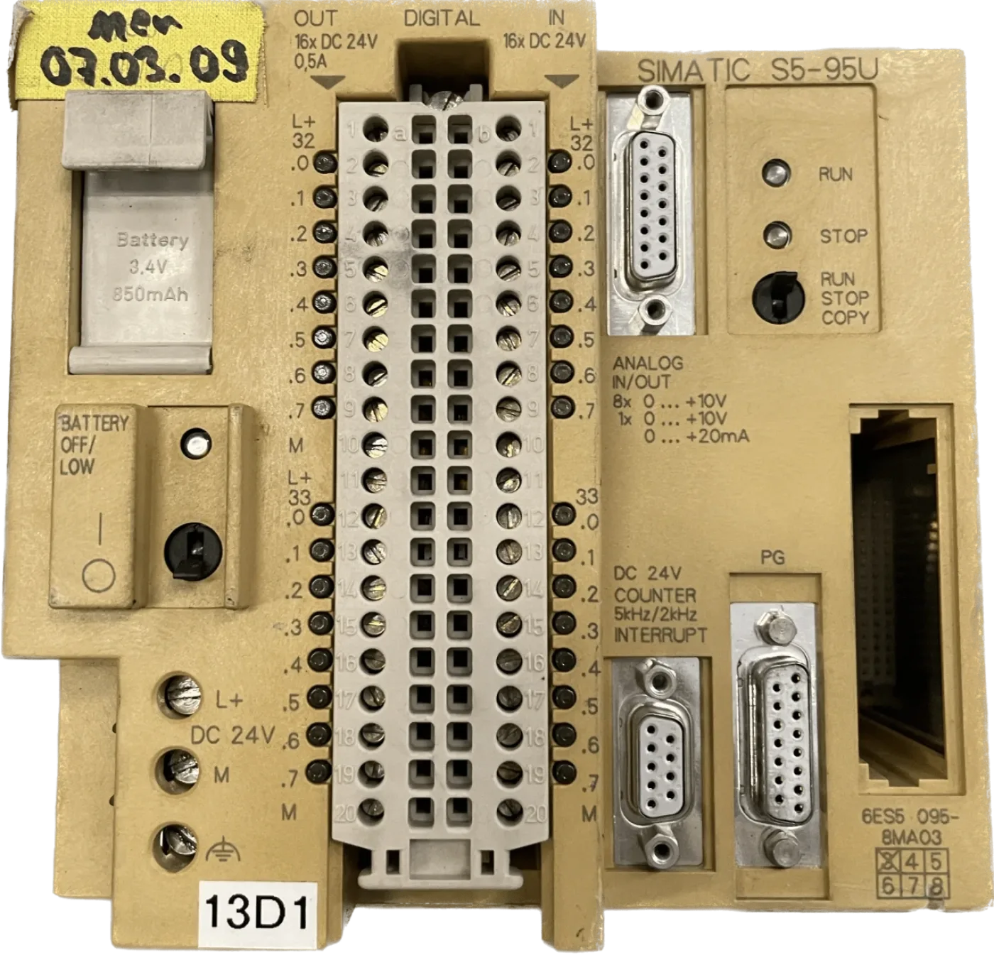 Siemens SIMATIC S5 6ES5095-8MA03 - 1