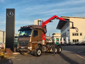 Mercedes Benz Arocs 3351 LS 6x6 Palfinger S260Z96 Y Crane