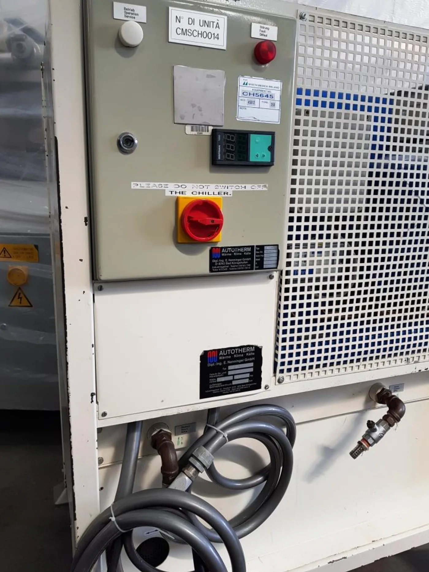 REFRIGERATORE CHILLER – AUTOTHERM – AKL90 - 7