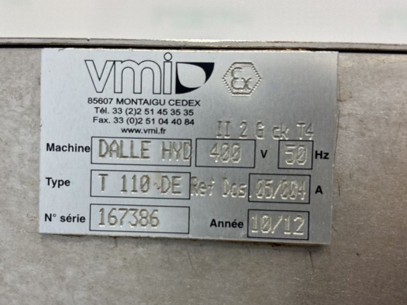 VMI Agitator DALLE HYD T110DE - Stirrer