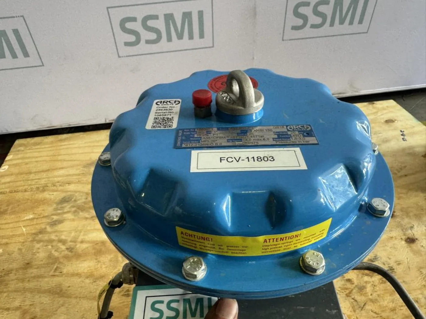 2019 ARCA Regler GmbH / Siemens Luftbereift Globe Steuerung Valve with Siemens SIPART PS2 HART Smart Positioner - 5