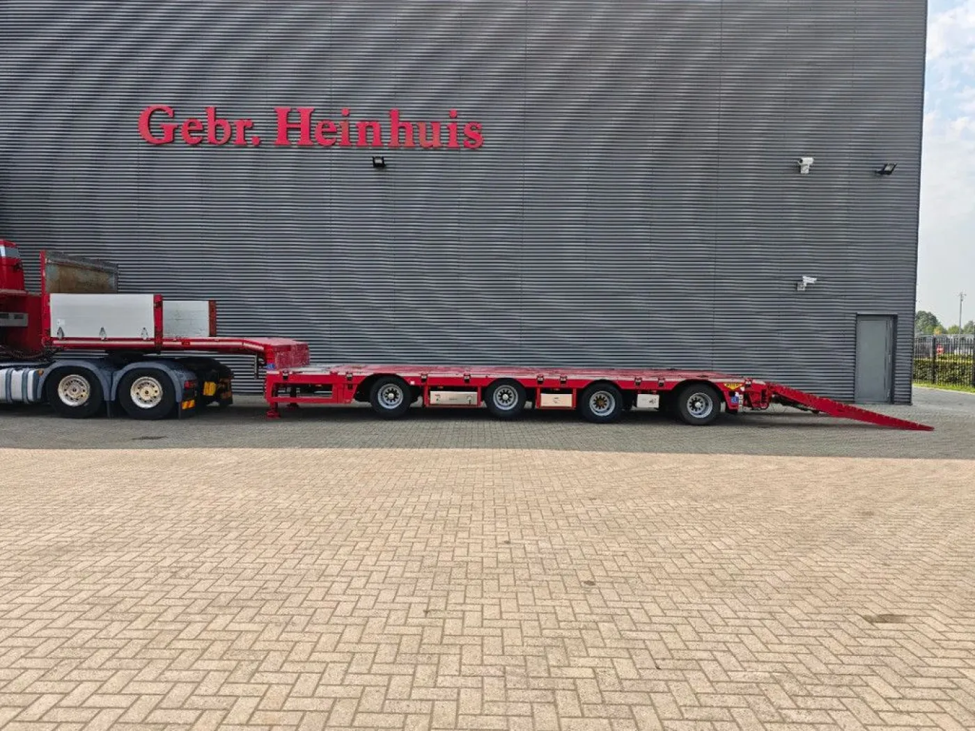 Broshuis 4 SLA-18-48 5.4 Meter extandable 12 Tons SL axles Ramps 2 Liftaxles! - 2