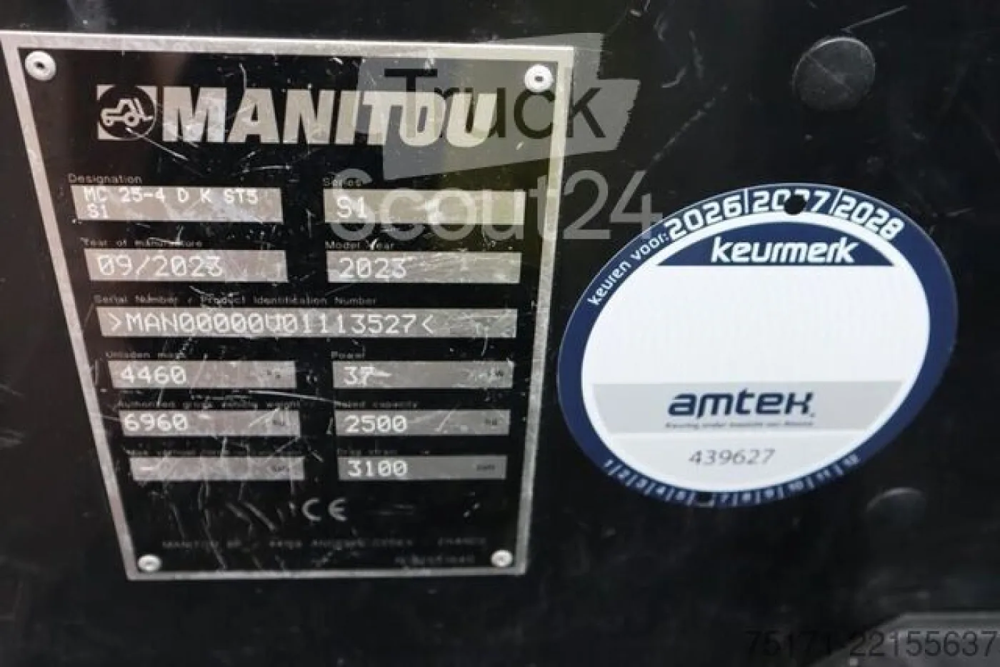 Manitou MC25-4 Valid Inspection, *Guarantee! Diesel, 4x4 D - 5