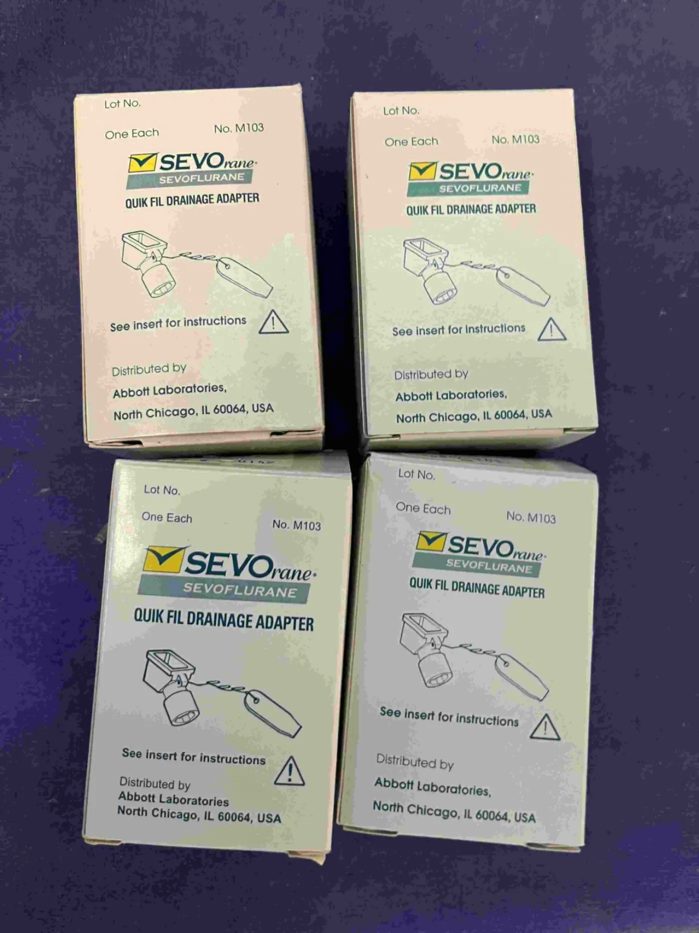 Sevoflurane Quick Fil Drainage Adapter (Neu) - 5
