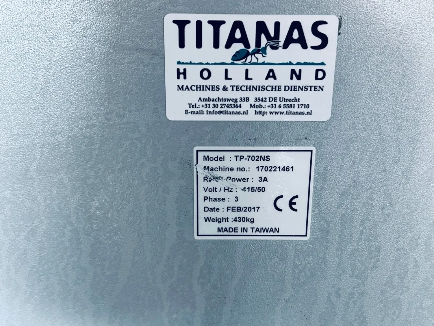 TITANAS Vollautomatische Umreifungsmaschine TP-702NS - 7