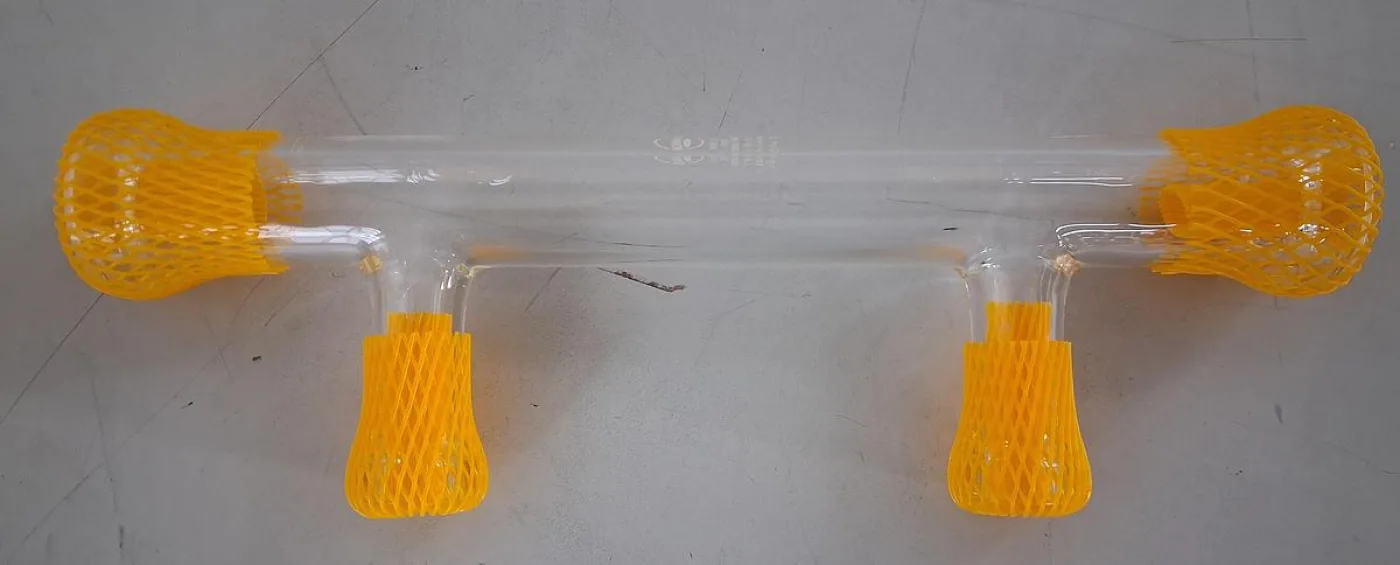 Normag 2-stufige Verteilerrechen aus Borosilikatglas 3.3 - 2