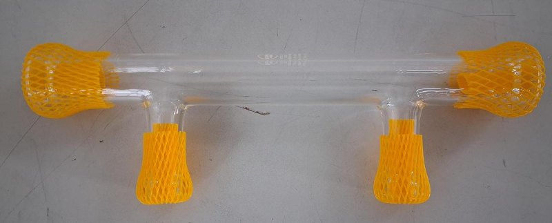 Normag 2-stufige Verteilerrechen aus Borosilikatglas 3.3