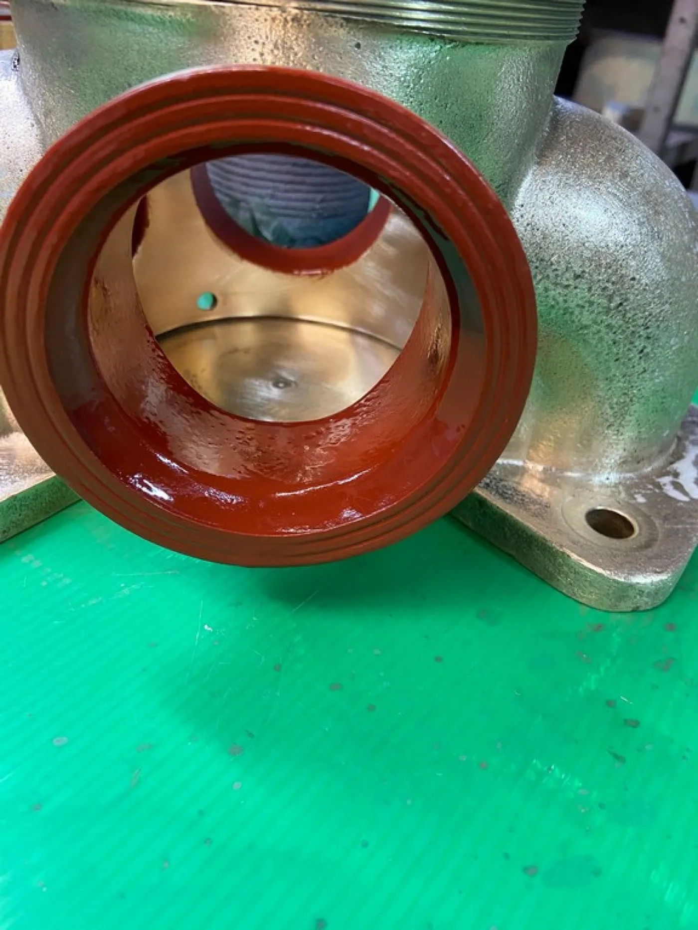 PISTON PUMP AMBROSI MOD. 200HL, SINGLE-CYLINDER, BRONZE BODY PUMP, SECOND-HAND MACHINE - 5