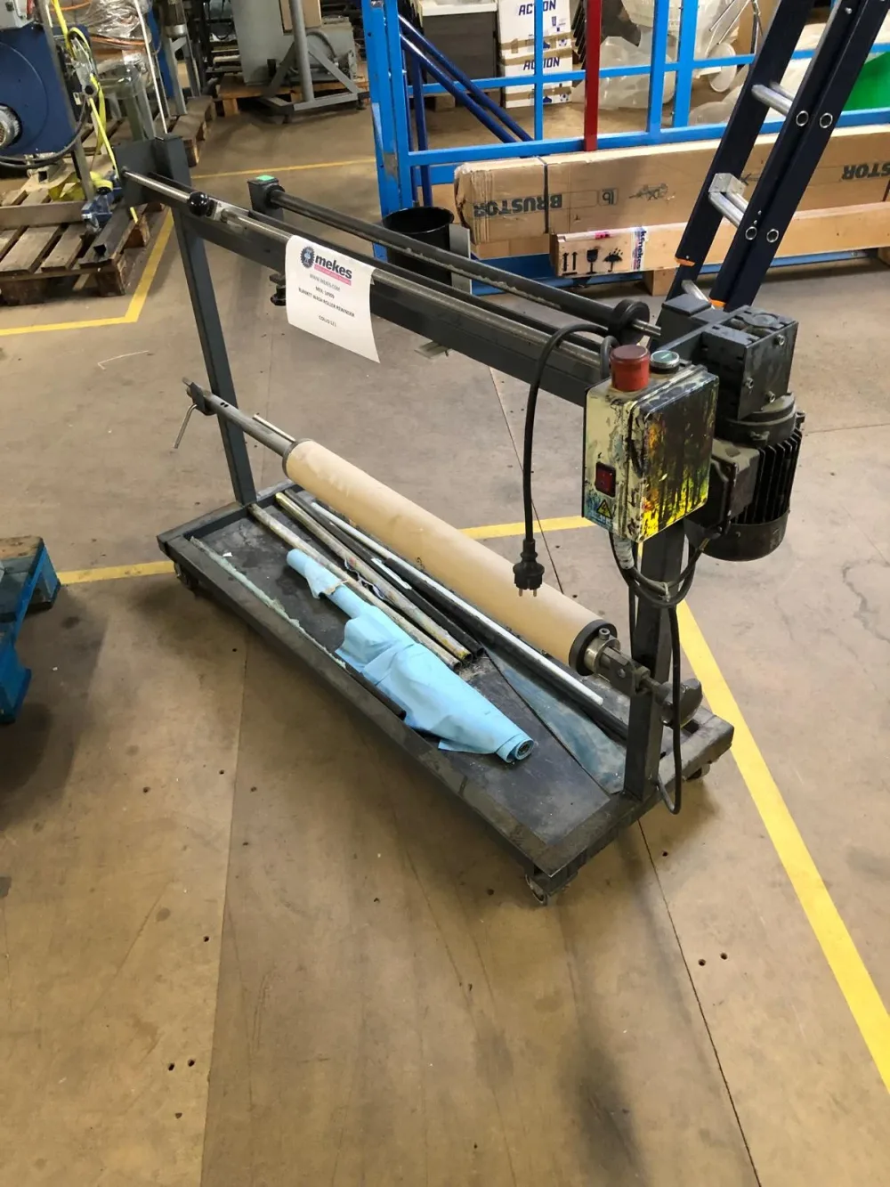 blanket wash roller rewinder 52-74-102