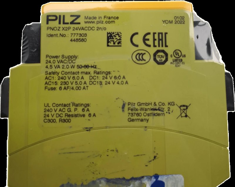 Pilz PNOZ X2P 24VACDC 2n/o