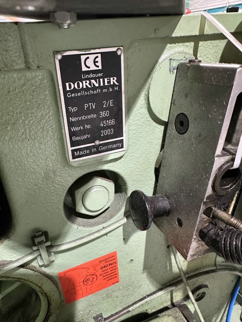 5x Dornier - Greiferwebmaschine PTV2/E, ww 360 cm