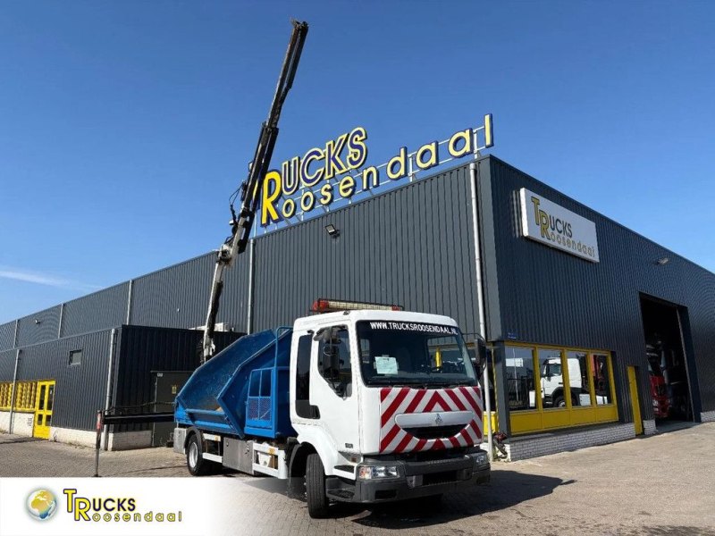 Renault Midlum 220 + PALFINGER PK 6001 + tipper + remote + manual